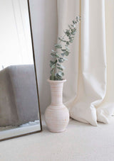 Long Neck Clay Vase