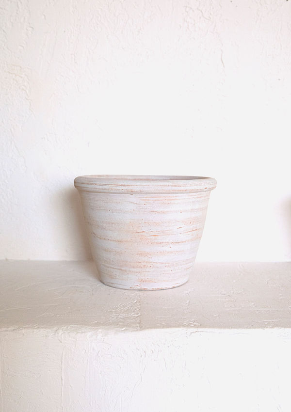5 Sizes Wide Clay Planter - Well Spoken Pink