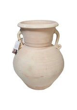 Curled Traditional Large Clay Floor Vase - Kawa Canada