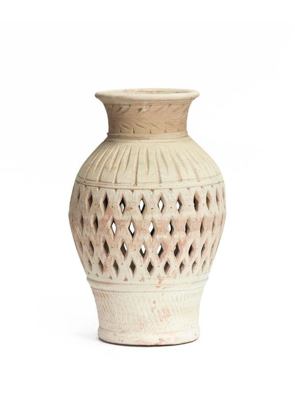 King Cut Clay Vase - Kawa Canada