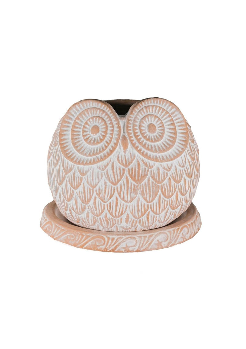 Owl Clay Pot - Kawa Canada