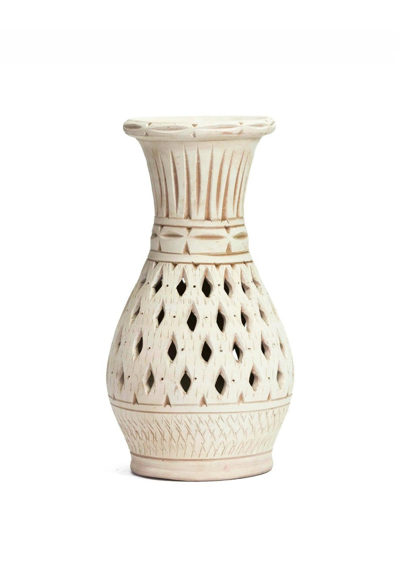 Queen Cut Clay Vase - Kawa Canada